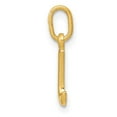 thumbnail image 2 of Diamond2Deal 14K Yellow Gold Letter I Initial Charm Pendant for Women, 2 of 6