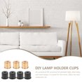 thumbnail image 3 of QUMIIRITY 7Pcs Simple Design E14 Lamp Holder Base for Bar Decoration Restaurant Illumination Diy Enthusiasts, 3 of 8