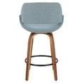 thumbnail image 2 of Fabrico Mid-Century Modern Counter Stool by LumiSource, 2 of 8
