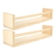 thumbnail image 2 of 2 estantes flotantes de pared, estante de almacenamiento de pared, estante rústico de madera para dormitorio y cocina., 2 of 6