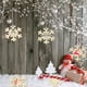 thumbnail image 4 of Adornos de Copos de Nieve de Madera LEBERY 50 piezas de 7.9 cm para Manualidades DIY, 4 of 7