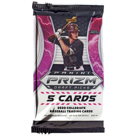 MLB Panini 2020 Prizm Draft Picks Baseball Trading Card BLASTER Pack (5 Cards)