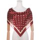 thumbnail image 2 of INSPIRAR CHIC Mujeres Pañuelo de Lunares 35" Satén Seda Como Cuadrado Bufanda Diadema Bandanas 35.4x35.4" Rojo, 2 of 6