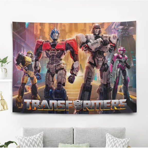 Transformers One 2024 Tapestry Wall Decor for Bedroom Dorm Wall Hanging Cool