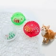 thumbnail image 3 of Cat Hollow Ball Interactive Plastic Lifelike Kitten Toy Ball Mouse in Cage Toy, 3 of 10