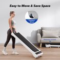 thumbnail image 6 of MERACH 2.25 HP Walking Pad, Under Desk Treadmill with APP, Remote Control,LED Display, 0.6-3.8 MPH, White, 6 of 8
