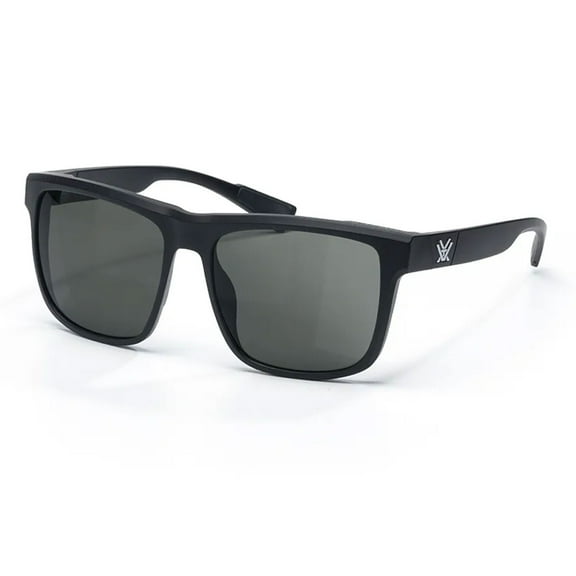 VORTEX Adult Male Banshee Black/Smoke No Mirror Sunglasses (EBA-BKS)