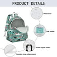 thumbnail image 4 of Australian Shepherd Dog and Flower Backpack for School,Cute School Bag,Schoolbag with Adjustable Shoulder Straps & Padded Back,13.4"x11"x4.7", 4 of 6