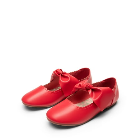 

DREAM PAIRS Girls Ballerina Flats Mary Jane Front Bow Dress Shoes
