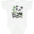 thumbnail image 3 of Inktastic My Great Grandma Loves Me Cute Panda Boys or Girls Baby Bodysuit, 3 of 5