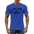 thumbnail image 1 of Camiseta Transpirable Delgada de los Hombres, Verano Suelto Ajuste Mitad de Manga Casual Top para el Aire Libre Y el Uso Diario, Camiseta de Moda Ligera, 1 of 6