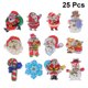 thumbnail image 5 of EeaseMX 25 broches navideños brillantes para el pecho, divertidos broches para solapa, como recuerdo navideño, para disfraz o decoración (estilo aleatorio)., 5 of 7