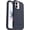 Indigo Tulip (Blue & Purple), variant on OtterBox iPhone 17 (Only) - Defender Series Case - Black Shadow (Black & Blue) - Case Only - Snaps on MagSafe - Tough - Rugged & Durable - Non-Retail Packaging