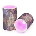 thumbnail image 2 of Butterflies Orange Blue Flameless Candles&nbsp;LED Lights Battery Operated Candles with Remote and Timers Flicker Lights Votive Set of 2, 2 of 7