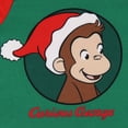 thumbnail image 5 of Curious George Christmas Fun Toddler Boy's Raglan Fleece 2-Piece Long Sleeve and Long PJ Pant Pajama Set, 5 of 7