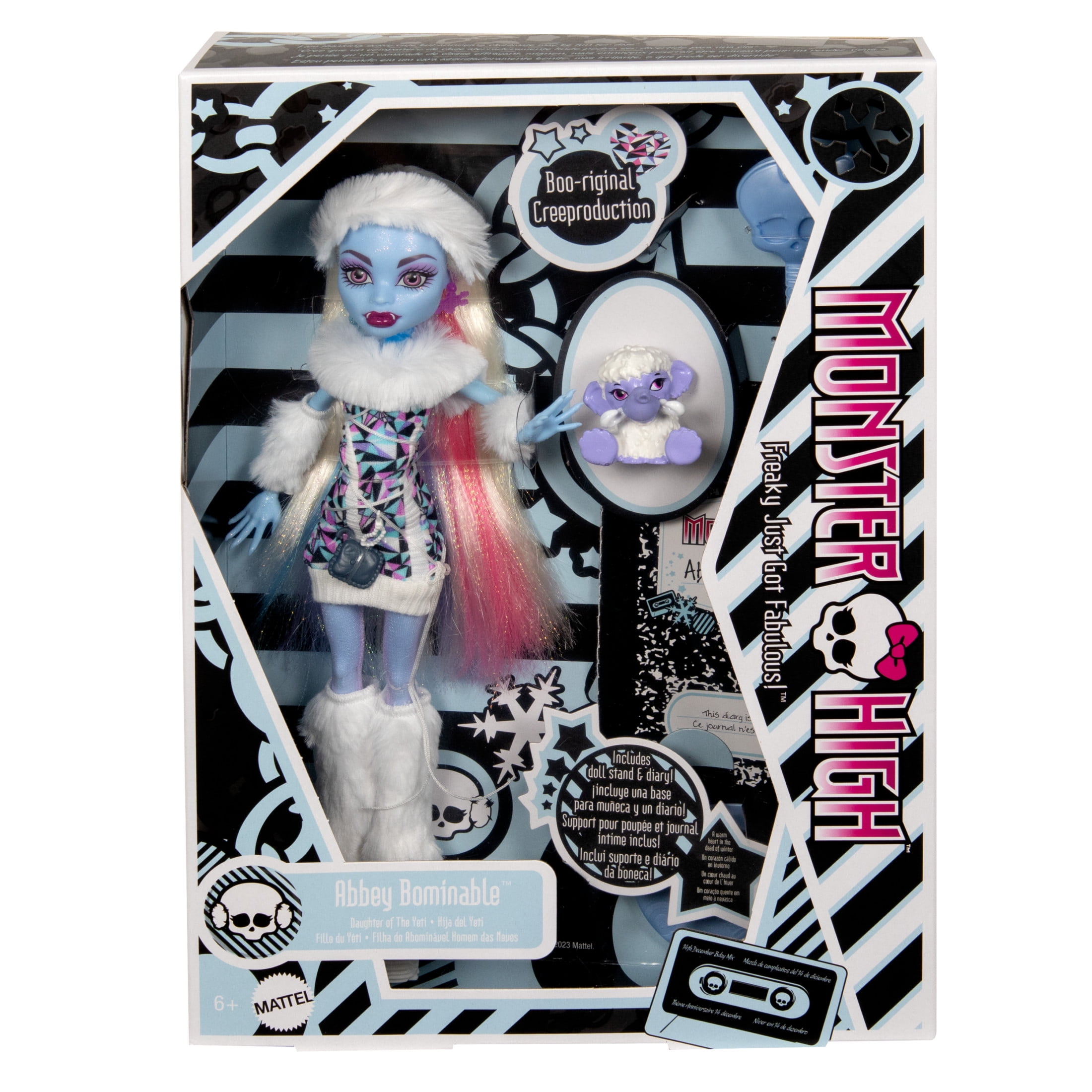 Monster High Booriginal Creeproduction Abbey Bominable Collectible Doll with Diary