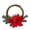 G, variant on Black Artificial Foliage Wreath for Halloween and Thanksgiving Dual Season Door Hanging Wall Decor Plastic 11.8x11.8in