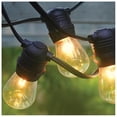 thumbnail image 1 of 21 ft. Wire Outdoor Patio Light Set, Light Black, 1 of 1