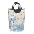 thumbnail image 2 of KLL Animals Travel World Map Laundry Hamper,Large Canvas Fabric Lightweight Storage Basket Toy Organizer Dirty Clothes Collapsible Waterproof, 2 of 6