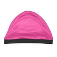 thumbnail image 5 of Wave Cap, Silk Stocking Wave Caps for 360 Waves, Silky Durag for Men, Stain Caps Hot Pink, 5 of 5