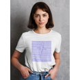 thumbnail image 2 of Linear 3D Shark Design Shaped T-Shirt Women -Image by Shutterstock, Female Small, 2 of 4