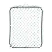 YardGard 48 in. H x 39 in. L Steel Gate Walk Silver - Case Of: 1