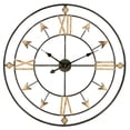 thumbnail image 1 of Kiara Arrow Wall Clock, Antique Bronze, 1 of 1