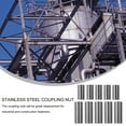 thumbnail image 4 of FUTUREORYY 10 Pcs Couplage Rond pour Attache Industrielle Acier Inoxydable Usage Intérieur, 4 of 5