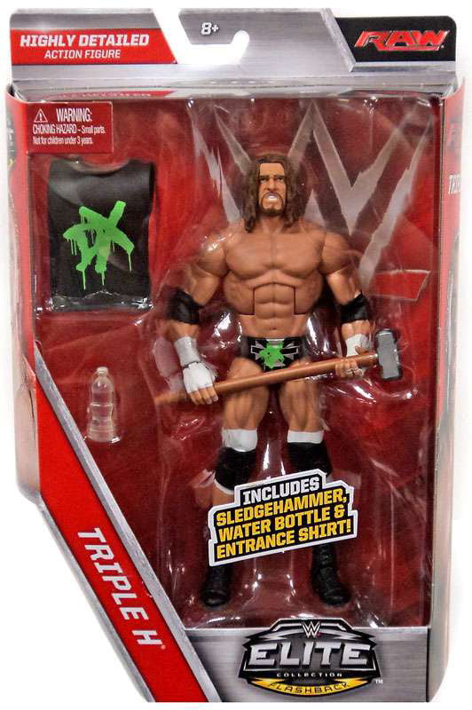 WWE Mattel Elite Collection Flashback Triple H Action Figure 2016 for sale online 