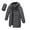 Dark Gray, variant on Kids Lightweight Puffer Jacket Packable Boys Girls Hooded Mid Length Full-zip Down Coat Winter Outerwear 4-12Y (10 Years, Sky Blue)