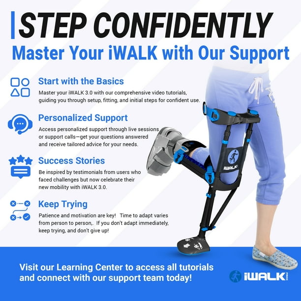 iWALK 3.0 Hands-Free Knee Crutch - Award-Winning Medical Mobility