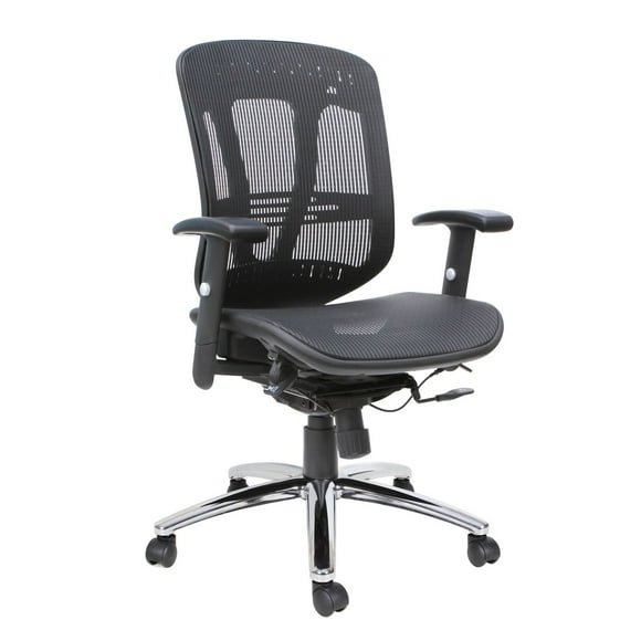 TygerClaw - Chaise de bureau en maille avec dossier moyen