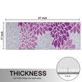 thumbnail image 5 of Kitchen Rugs Sets Of 2,Purple Floral and Petal Pattern Anti Fatigue Kitchen Mat Rugs Non Slip Washable,Decorative Kitchen Floor Mats for Kitchen,Sink,Laundry,17"X47", 5 of 5