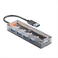 thumbnail image 1 of Estación de Acoplamiento Hub USB C 4 en 1, Adaptador Divisor de Alta Velocidad de 5 Gbps para Portátiles, PC y Tabletas., 1 of 5