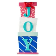 Holiday Time 22in Joy Giftbox Decor