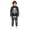 Black2, variant on Kids Skeleton 2 Piece Tracksuit, Hoodie Jogger Pants Halloween Set, Soft Outfit with Pockets for Trick or Treat, School Parade, Fall Daily Wear(Black2/5-6 Years)