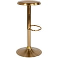 thumbnail image 6 of Merrick Lane Retro Style Height Adjustable Barstool with Footrest in Gold, 6 of 11