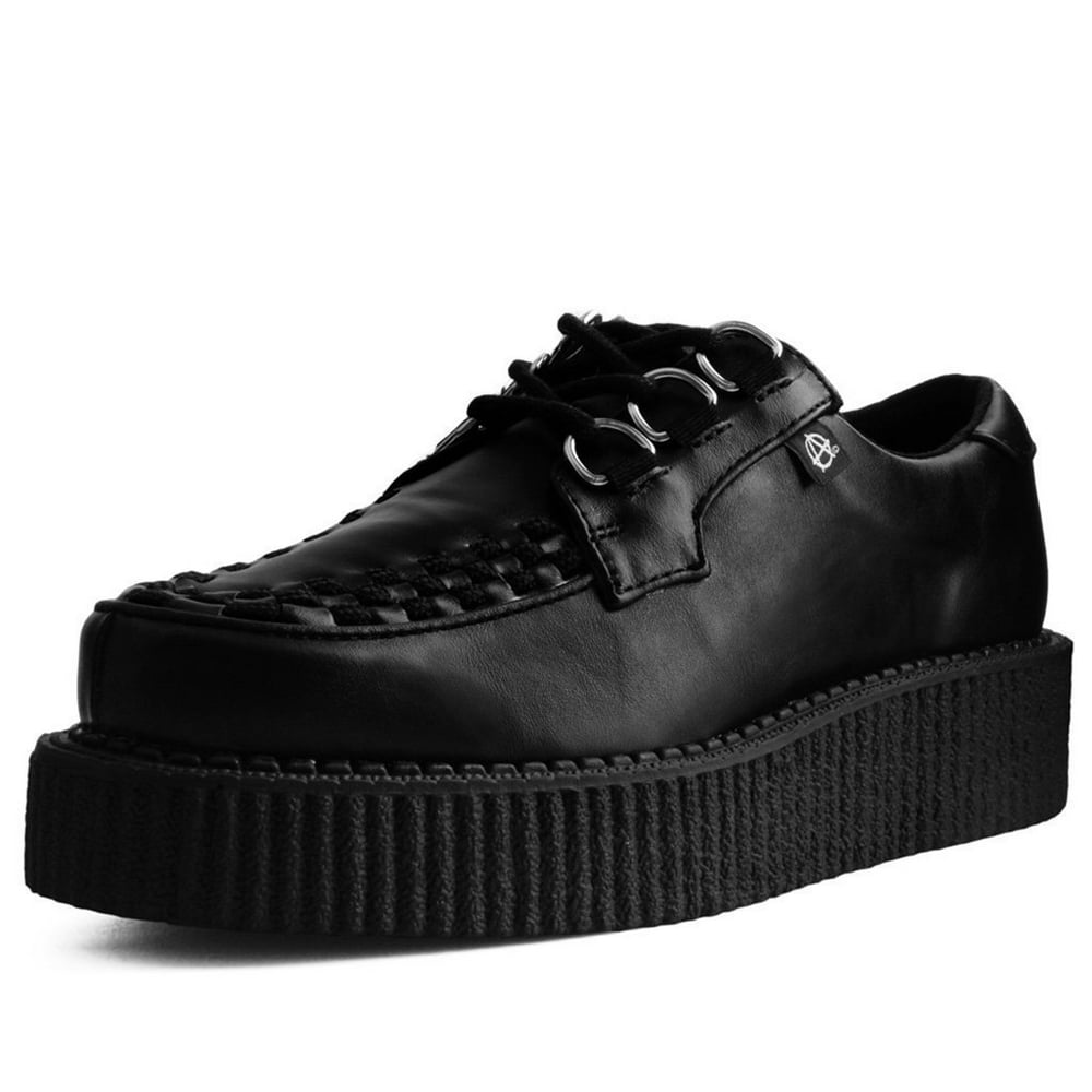 Anarchic Creeper Shoes - Black Faux Leather Anarchic Creeper - US: Men ...