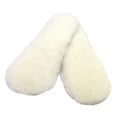 thumbnail image 2 of Plantillas de lana natural-100% piel de oveja real mantener caliente calzado suave extra comodidad - (talla mujer: 10.5) Ammep SS-INS-, 2 of 7