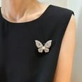 thumbnail image 5 of Brooch Women Luxury Design Butterfly Gifts Cristal Gemstone Clothing Accessories 2024 New Stylish Creative Vintage  Fashion Pin, 5 of 5
