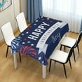 thumbnail image 7 of Coolnut Independence Day Rectangle Tablecloth Spill-Proof Polyester Table Cloth Table Cover for Kitchen Dining Picnic Holiday Party Decoration,54"x54", 7 of 7