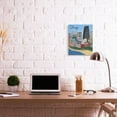 thumbnail image 2 of Stupell Industries Chicago Landmark Skyline Colorful Illinois Architecture Canvas Wall Art Design by Carla Daly, 16" x 20", 2 of 6