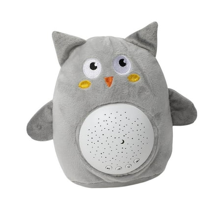 

Stuffed Animal Plush Toys with Night Light Projector And Music - Owl Small