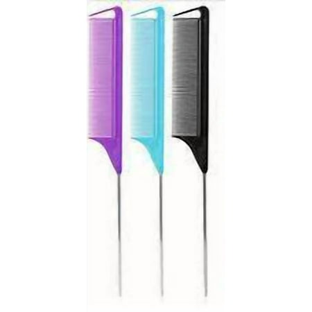 EDEN PIN TAIL SECTIONING COMB W/HOOK TIP-ASST