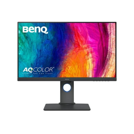 BenQ DesignVue PD2705Q 27" Quad HD 2560 x 1440 2K 5ms (GTG) 60Hz HDMI DisplayPort USB Type-C Built-in Speakers Anti-Glare Backlit LED Designer IPS Monitor