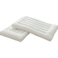 thumbnail image 2 of Ultra Flat Thin Pillows for Sleeping Standard Size, 1.57 High Slim Bed Pillow for Back Stomach Sleepers Down Alternative Filling Hypoallergenic White 18x28 in, 2 of 8