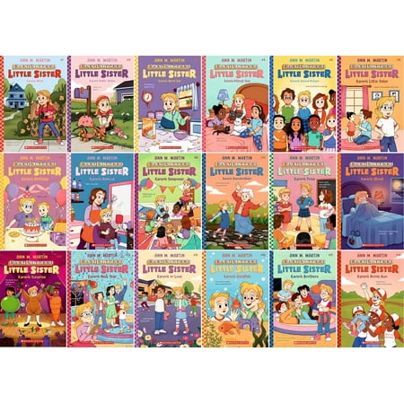 Ann M. Martin’s Baby-Sitters Little Sister Complete Series Collection (Books 1–18) – Includes Karen's Witch, Karen's Roller Skates, Karen's Worst Day, Karen's Kittycat Club, And More)