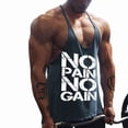 thumbnail image 3 of Kalauyu Y-Back Workout Tank Tops, Athletic Muscle Gym Tank Tops, Fitness Bodybuilding Sleeveless T-Shirts, 3 of 5