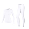 thumbnail image 4 of Sakmal Thermal Underwear Set Women Long Johns Top & Bottom Warm White Base Layer for Women, 4 of 5