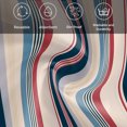 thumbnail image 6 of Blue Red Striped Cloth Napkins, Modern Stripes Art Farmhouse Washable and Reusable Dinner Napkins Set of 8, Table Napkin for Kitchen Party Birthday Wedding Hotel Housewarming 20"x20", 6 of 9